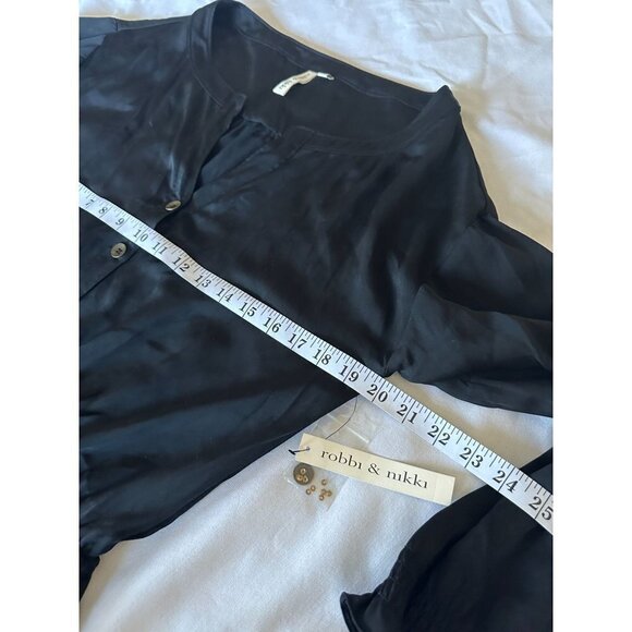 Robbi & Nikki Dress Black With Gold Sequin at the bottom Lined New $365 - Picture 12 of 13